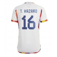 Belgia Thorgan Hazard #16 Bortedrakt VM 2022 Kortermet